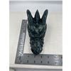 Image 4 : 6 X 3 INCH MOSE AGATE DRAGON SKULL