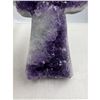 Image 6 : 5 X 2.9 INCH  AMETHYST ANGEL CARVING STATUE HANDMADE