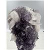 Image 6 : 8 X 3.3 INCH AMETHYST CLUSTER WITH CALCITE POINTS