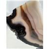 Image 13 : 10 INCH PINK AND BLACK UNQUIE NATURAL FORMATION AGATE SLICE