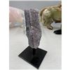 Image 2 : 3.9 INCH  AMETHYST CLUSTER ON STAND