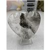 Image 2 : 1.6 INCH AGATE HEART  WITH FORMATION