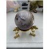Image 1 : 2.09 INCH  53.1 MM FLOWER AGATE SPHERE