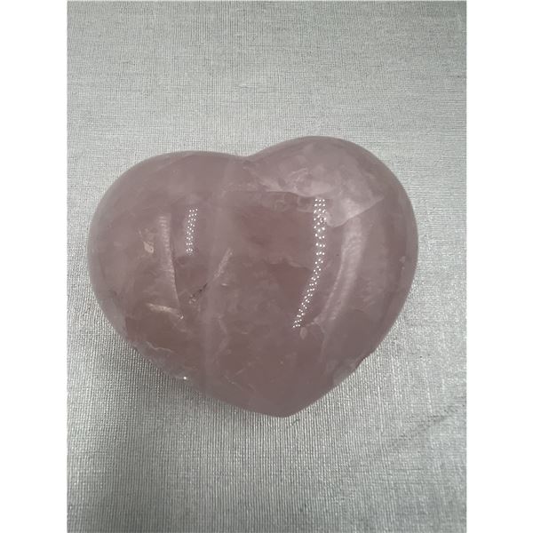 1.8 INCH ROSE QUARTZ HEART