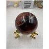 Image 2 : 1.7 INCH RED CARNELIAN SPHERE(GOOD QUALITY )