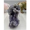 Image 1 : 3.7 INCH GENUINE GRAPE AGATE SPECIMEN ( VERY BEAUTIFUL)