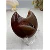Image 3 : 1.8 INCH CARNELIAN MOON CARVING (BEAUTIFUL PIECE)