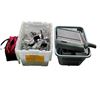Image 1 : Shelf lot of - Tools, Hangers, Welding Hat, Jumper Cable, Etc.