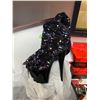 Image 3 : Group of 3 Heels - Black/8,8,9