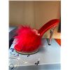 Image 2 : Group of 2 Heels - Red Faux Leather 6/7/8