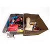 Image 1 : Group of 2 Totes of Misc - Shower Head, Penis Bottle, Mannequin Head, Games, Lingerie, Etc.