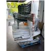 Image 1 : Surprise Pallet of Misc - Patio Chair, Computer Desk, Tables, Air Mattress, Coffee Table, Etc. (Appr