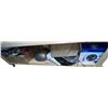 Image 1 : Shelf lot of Misc - Fans, Hanging Light, Circular Saw, Control Valve Lever, Etc.