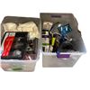 Image 3 : Table Top & Bottom of Misc - Thermal Laminator, Lamp, Paint Storage Spinner, Plastic Cutlary, Home I