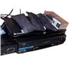 Image 3 : Shelf lot of 12" Pizza Oven, DVD players, Sony 3D Transmitter, Etc.