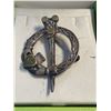 Image 1 : Celtic Connemara Marble Claddagh Brooch