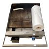 Image 1 : Commercial Stainless Steel Flat Top Grill with Grill Rack, Butcher Paper Roll & Exhaust Pipe