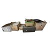Image 1 : Assorted Kitchenware & Household Lot with Vintage Brass Trumpet in Case