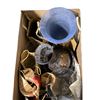 Image 3 : Assorted Kitchenware & Household Lot with Vintage Brass Trumpet in Case