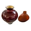 Image 3 : Large Home Décor Lot - Designer Vases, Faux Floral, Mantel Clock, Framed Art
