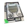 Image 3 : Mixed Decor Lot: Wall Mirrors, Driftwood Frame, Shredder, Clocks, and Hooks