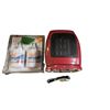 Image 2 : Coleman Cooler - Red & Grey with Lid Cup Holders, Auction Prid