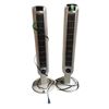 Image 1 : Pair of White Tower Fans - Oscillating with Digital Display