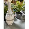 Image 4 : Decorative Faux Plant & Ceramic Vase Arrangement - Home or Office Decor