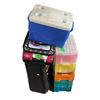Image 1 : Colorful Rolling Suitcase & Multi-Colored Storage Drawer Organizer