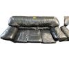 Image 2 : 2x Black Sectional Sofa