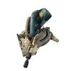 Image 2 : Makita Compound Miter Saw with Red Blade – Heavy-Duty Woodworking Tool