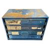 Image 1 : Vintage Blue 4-Drawer Industrial Tool Cabinet w/Contents