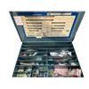 Image 2 : Pair of Vintage Brown and Blue Steel Tool Drawer Cabinets w/Contents