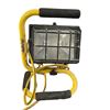 Image 2 : Set of Yellow Worksite Floodlights with Cage Covers