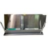Image 2 : Group of 4 Stainless Steel Tabletop Panels with Mounting Poles – 2-Piece Set (Retail Value 