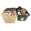 Image 1 : Box of Misc Kids Toy Dolls  & Tote of Misc Dolls/Stuffies