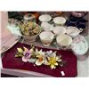 Image 2 : Assorted Decorative Ceramics, Vases, Teapots & Floral Centerpieces
