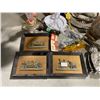 Image 2 : Assorted Table Lamps, Brass Figurines & Collectible Plaques