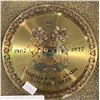 Image 2 : Framed 1927 Dominion of Canada Diamond Jubilee Brass Plate