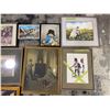 Image 2 : Group of Framed Art Lot - Paddington Print & British Village Scene
