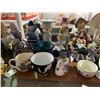 Image 3 : Shelf Lot - Asian-Inspired Figurines & Hand-Painted Collectibles Hand-painted eggs, ceramic miniatur
