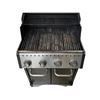 Image 3 : Broil King Baron 4-Burner Propane BBQ Grill Heavy-duty Broil King propane BBQ with side shelf, four