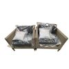 Image 1 : 2 pc - Starsong Sirio Patio Chairs w/ cushions & pillows (Chairs Only)