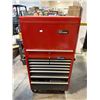 Image 2 : Sears Craftsman rolling tool box w/ misc. tools