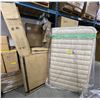 Image 1 : Large Group of Misc - White Headboard, Furniture Pieces