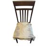 Image 2 : 5-pc round wood dining table w/ 4 chairs