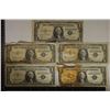 Image 1 : 5-ROUGHER US $1 SILVER CERTIFICATES AS SHOWN