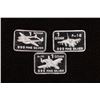 Image 1 : 3-1 GRAM .999 FINE SILVER AIRCRAFT MINI BARS