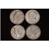 4-SILVER MERCURY DIMES: 2-1939 & 2-1941-D'S