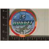 Image 1 : $5 NUGGET CASINO CHIP 1996 FALLEN NUGGET HOME